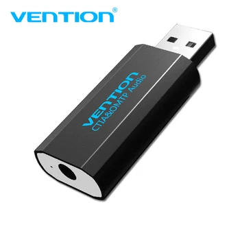 

Vention External Sound Card usb audio Adapter card With Mic USB To Jack 3.5mm Converter For Laptop Computer Headphone Sound Card