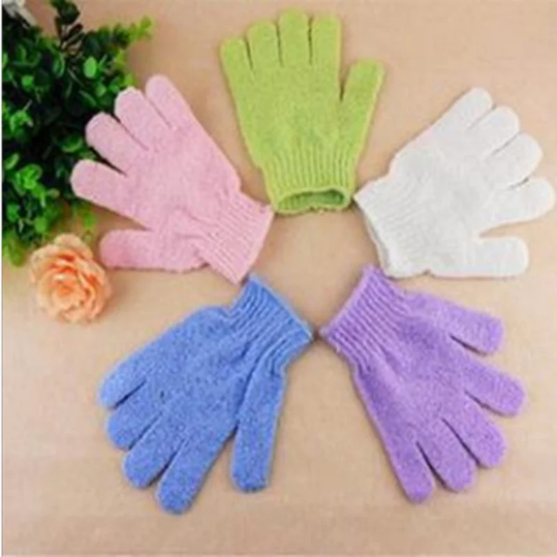 

Shower Bath Gloves Exfoliating Wash Skin Spa Massage Scrub Body Scrubber Glove