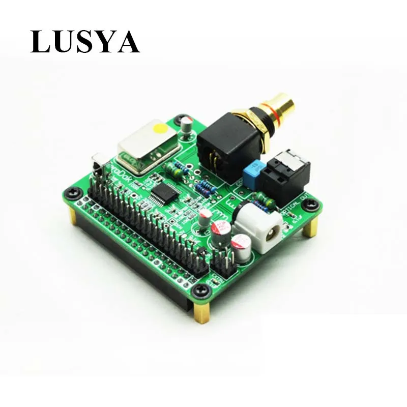 

Lusya I2S Coaxial HiFi DAC DIGI Digital Audio Sound Card WM8804G Expansion Board Decode Board for Raspberry pi2 3B+T0665