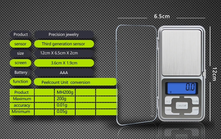 ACCT 200 г x 0,01 г цифровые весы электронные весы точные портативные карманные ювелирные изделия кухонные весы инструменты ЖК-дисплей