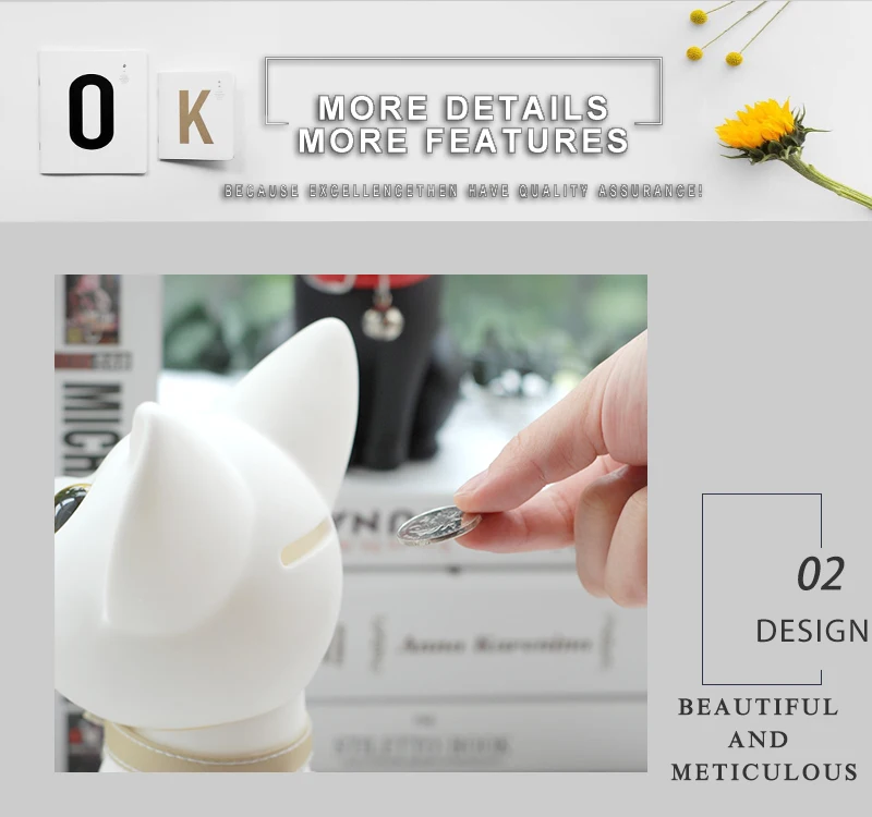  bank money safe box piggy bank ceramic savings unicorn money box banknotes coin capsule dog bank panda puppy bank tin bank skull bank book bank electronic piggy bank atm money cash safe (4)