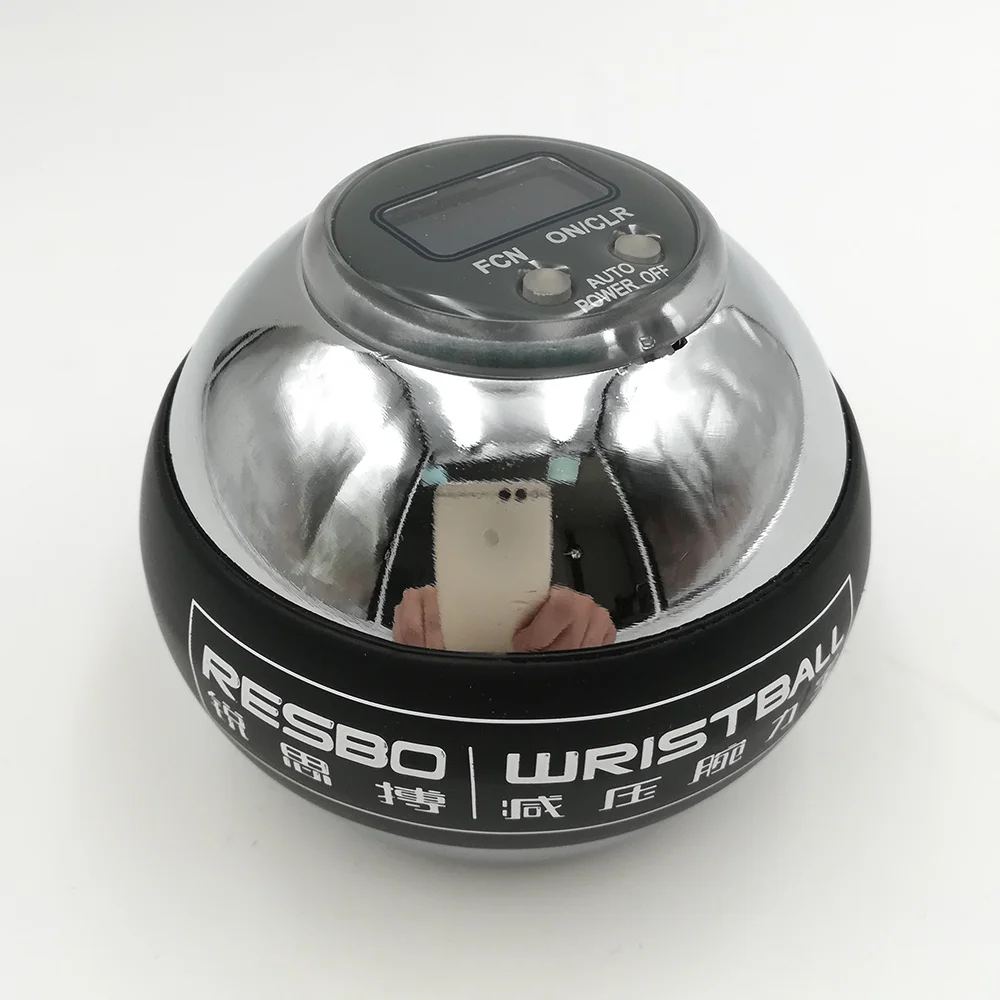 48LBS GYRO Strengthen Super Power Wrist Ball Metal Forearm Muscle Training Pressure Relieve Ball Gyroscope Force Exerciser Ball