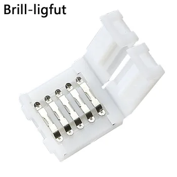 

LED Strip Connectors 2pin 8mm / 2pin 10mm / 4pin 10mm / 5pin 12mm Free Welding Connector For 5050/3528/5630 SMD LED Strip light