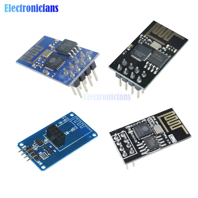 ESP8266 ESP-01 ESP-01S ESP01S удаленный последовательный порт wifi датчик приемопередатчик Беспроводная плата Esp01 Breakout PCB адаптер для Arduino