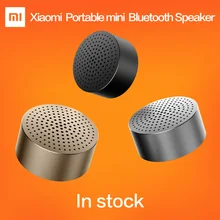 Оригинальный Xiaomi mi портативный bluetooth-динамик (Маленькое аудио) Bluetooth 4,0 беспроводной mi ni металлический идеальный баланс 4 h P mi c