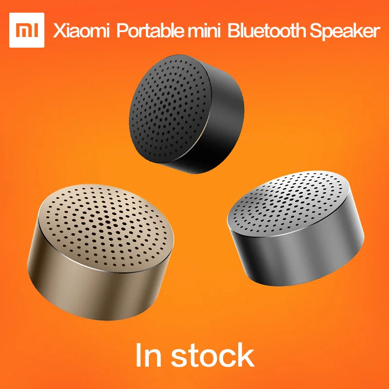 Najtaniej Oryginalny przenośny głośnik Bluetooth Xiao mi mi (mały dźwięk) Bluetooth 4.0 bezprzewodowy mi ni Metal doskonały balans 4h P mi c