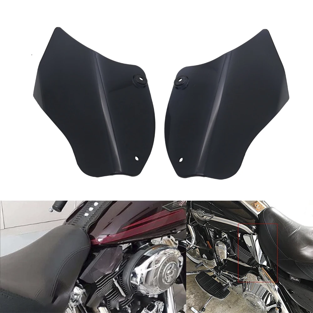 MotorcycleAirDeflectorforsoftailReflectiveSaddleShieldsAirHeat