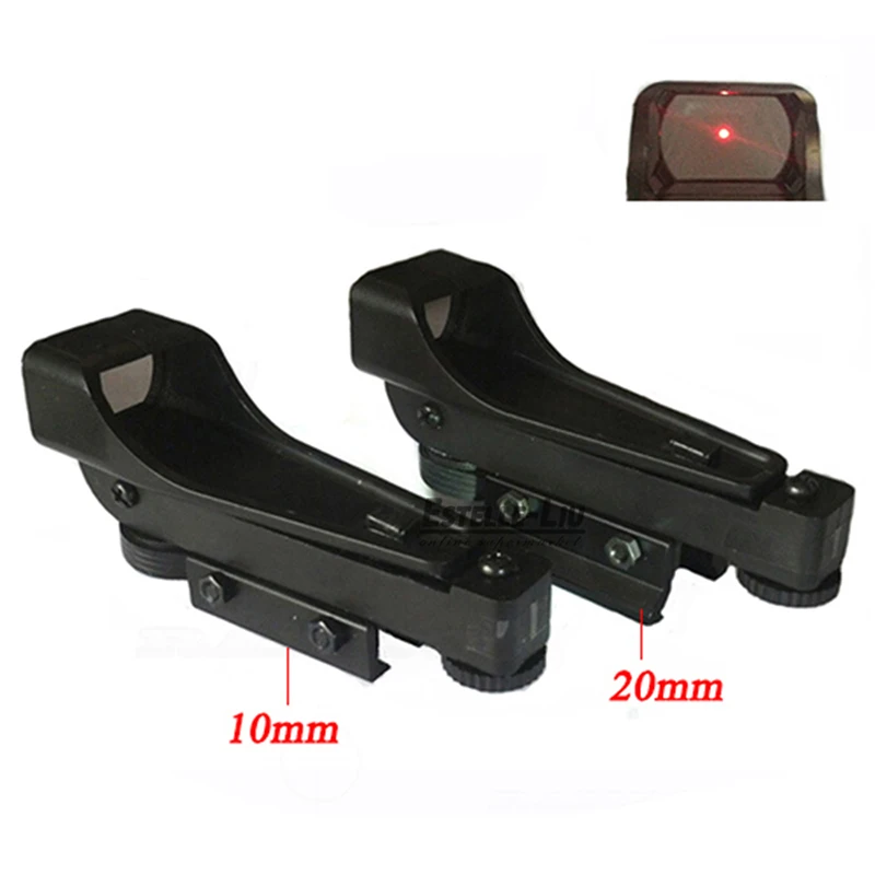 

Tactical Reflex Sight Red Dot Sight 10/20mm riflescope Wide View Airgun Weaver Rail Mounts 1x20x30 Riflescope Airsoft