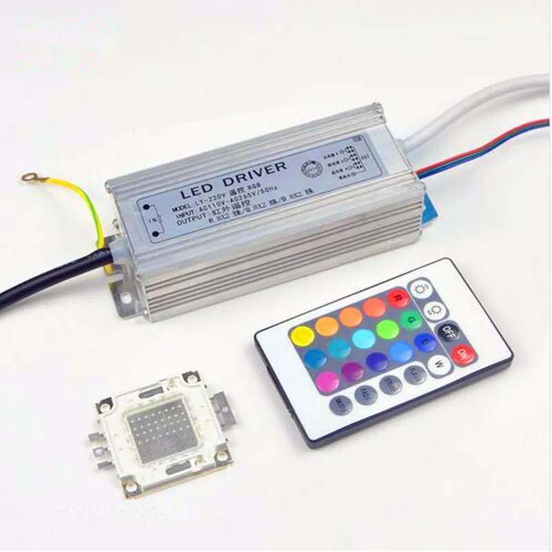 Светодиодный чип 10 Вт 20 30 50 COB RGB светодиодные лампы для DIY LED прожектора лужайки