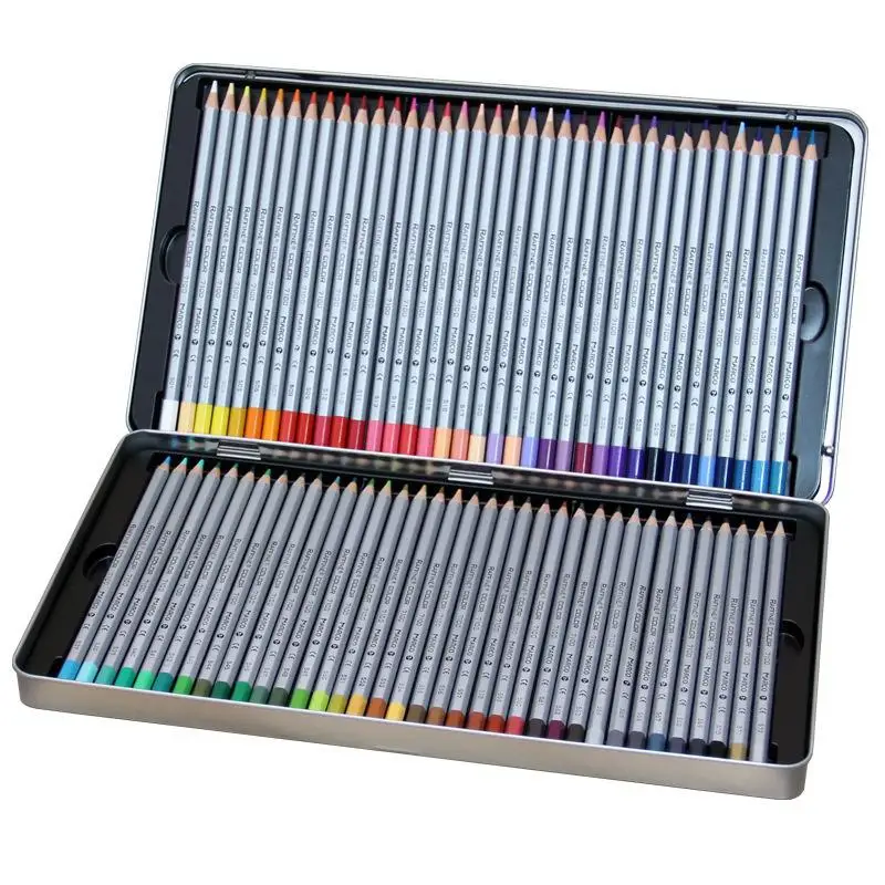 

Adeeing Professional Fine Art Drawing 24 Assorted 3.3mm Wooden Colour Pencils with Paper Box