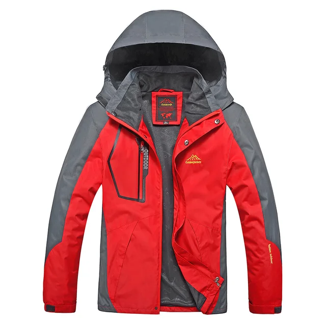 Men's Hooded Outdoor Windproof Jackets Coat Lightweight Waterproof