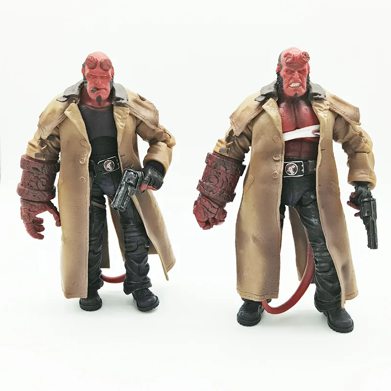 MEZCO Hellboy ПВХ фигурка Коллекционная модель игрушки 18 см|Игровые фигурки и