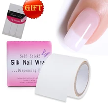 3*100 см самоклеющаяся шелковая пленка из стекловолокна для ногтей, усиленный протектор для ногтей, Белый УФ-гель, акриловый инструмент для маникюра и дизайна ногтей