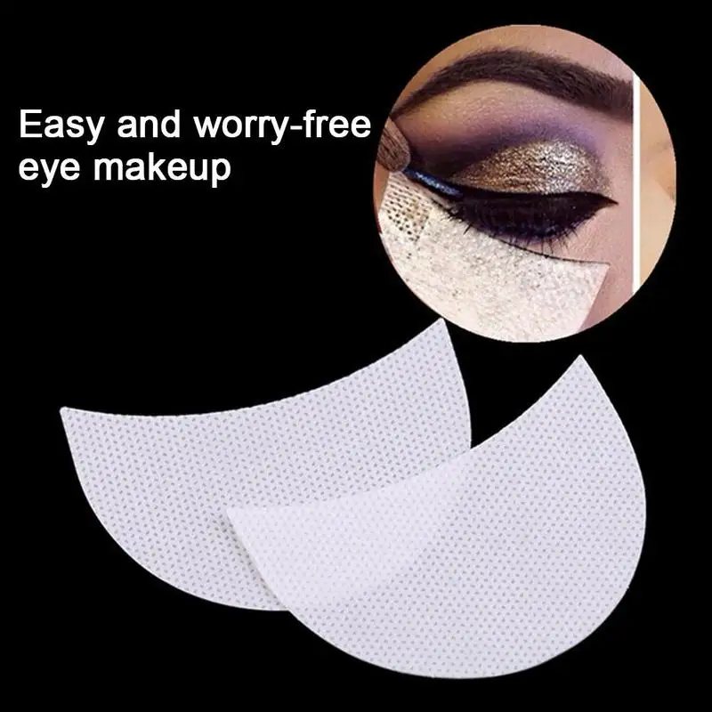 

50pcs Catoon Eyeliner Shield for Eye Shadow Eye Patches Disposable Eyelash Extensions Pads Protect Pad Eyes Lips Makeup Tool