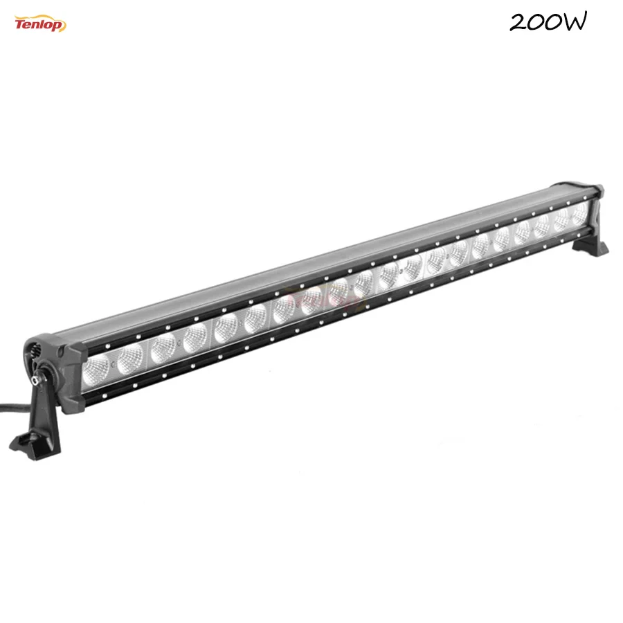 Super Bright 40" Inch 200W Single Row LED Light Bar For Offroad
