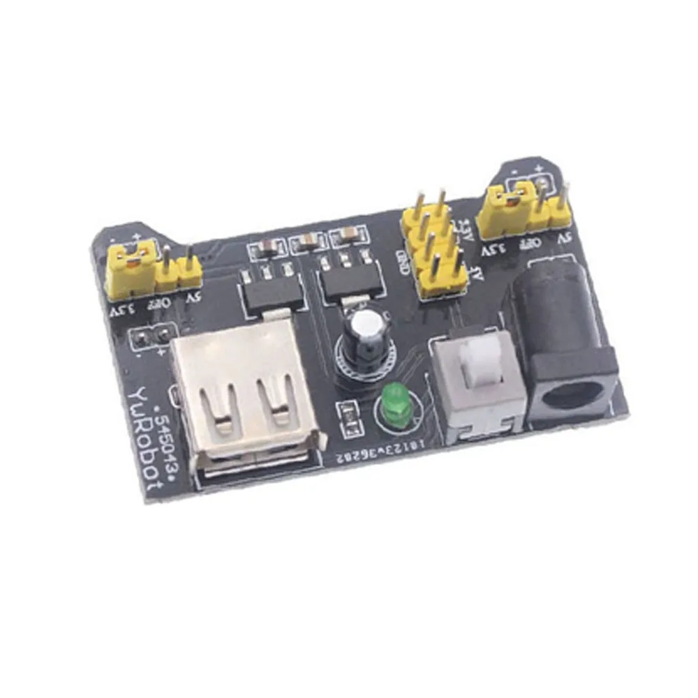 Макетная плата силовой модуль 830 точек без пайки прототип хлебная плата комплект перемычки Провода кабели для Arduino diy kit Raspberry Pi - Цвет: Only Power Module 1