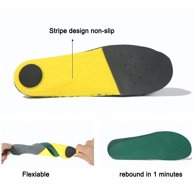 Insoles for shoes comfortable shoe insoles shock absorptions orthopedic men and women pads soft and thin for feet care insoles
