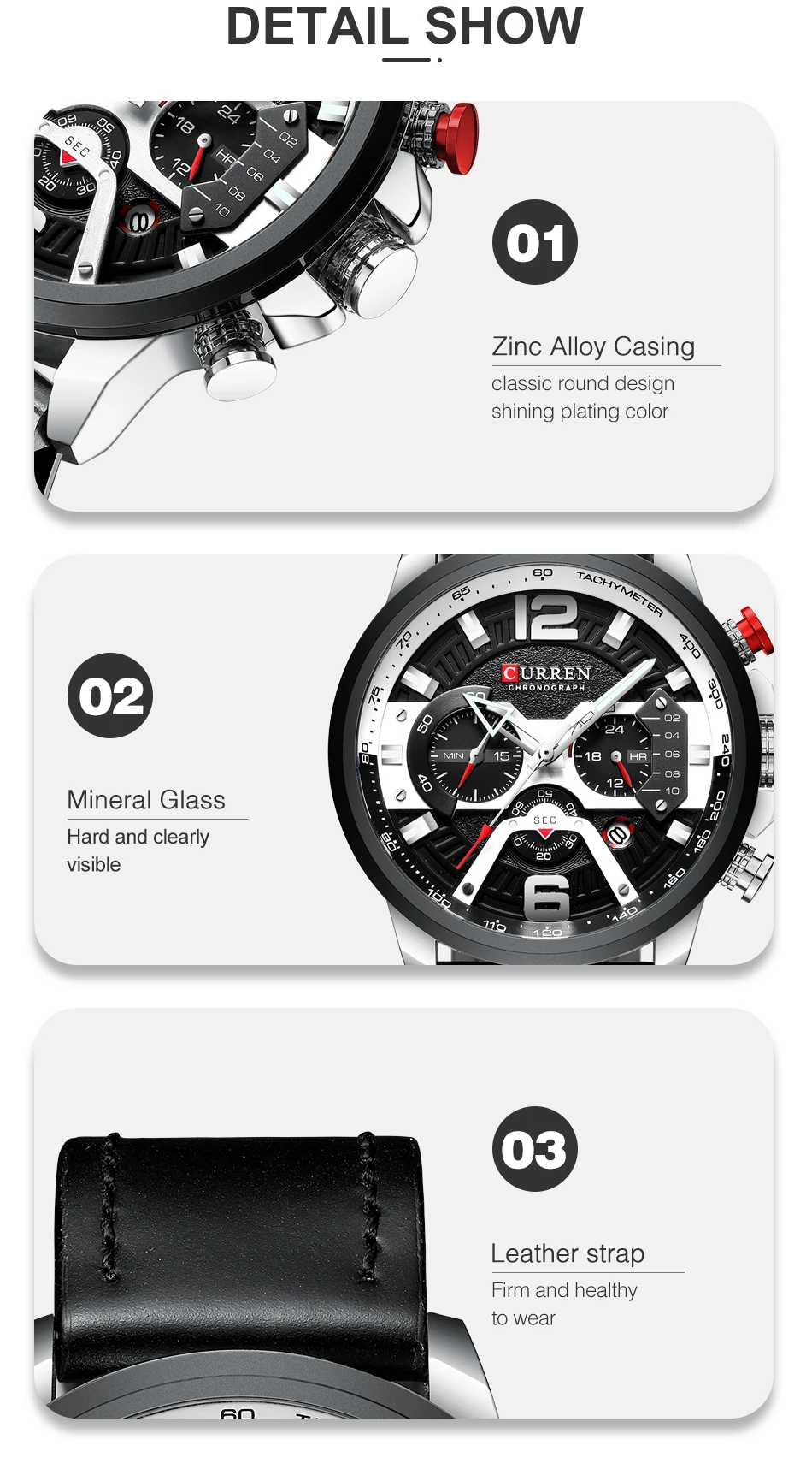 2019 Top marka CURREN modne męskie zegarki wojskowy skórzany wodoodporny kwarcowy zegarek męski Sport chronograf Relogio Masculino -