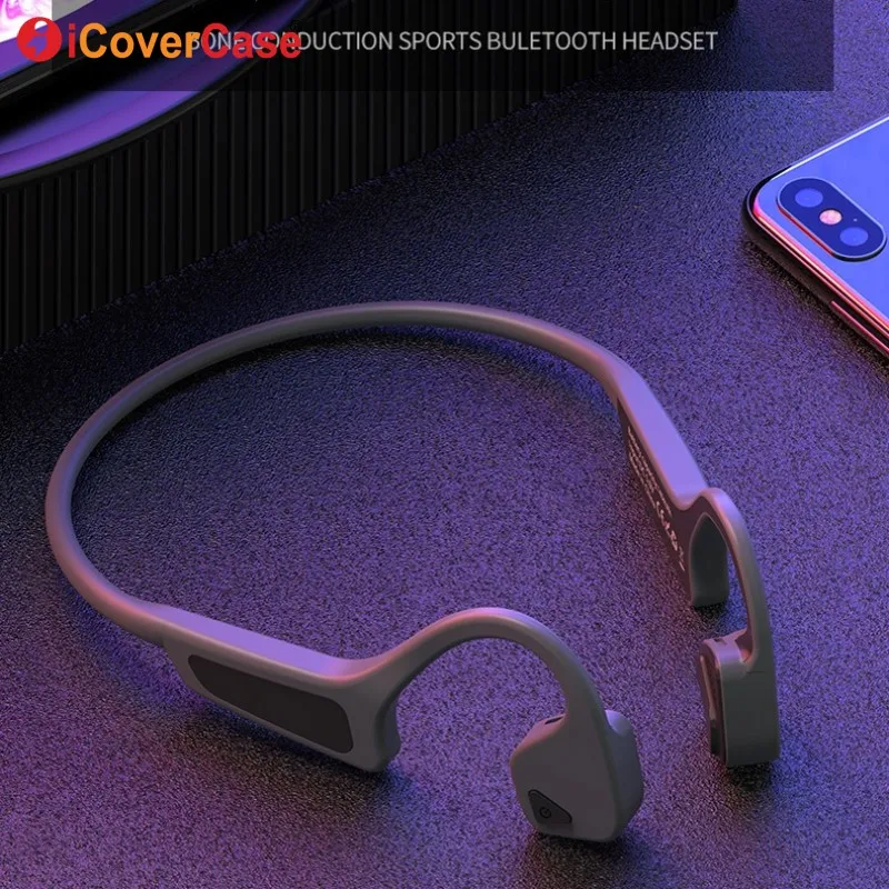 Bluetooth наушники для Samsung Galaxy J3, J5, J7 года J2 Prime J6 J6+ J4 плюс J8 A6 A8 A9 Беспроводной наушники с технологией костной проводимости
