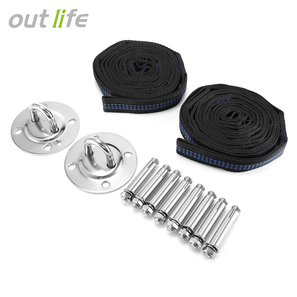 Wall Ceiling Mount Anchor For Suspension Straps Yoga Rope Set Stainless Steel Screws Fitness Equipments | Спорт и развлечения