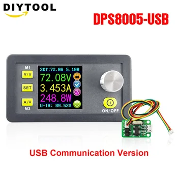 

DPS8005 programmable constant voltage current Step-down power supply module Voltmeter Ammeter buck converter 80V 5A +USB