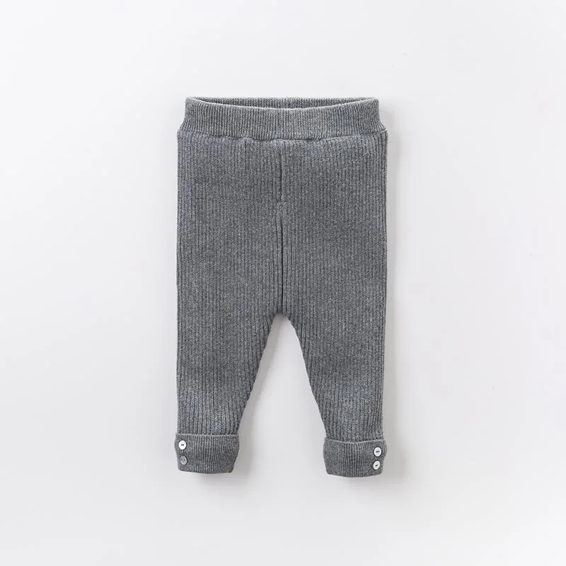 DB6495 dave bella/унисекс; сезон осень-зима; модные длинные штаны для маленьких мальчиков и девочек; детские брюки для малышей