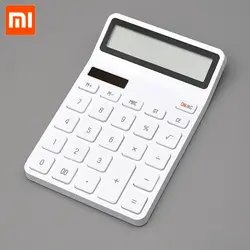 Xiaomi Mijia LEMO Настольный калькулятор фотоэлектрический двойной привод 12 цифр дисплей автоматическое отключение калькулятор для офиса