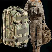 3 P Открытый военный армейский тактический охотничий рюкзак Оксфорд спортивная камуфляжная сумка 30L для кемпинга путешествия Пешие прогулки