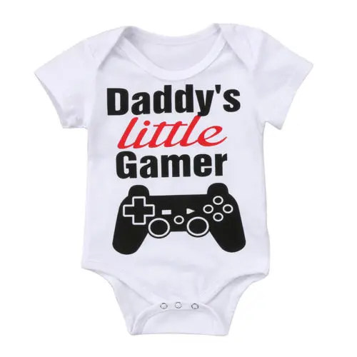 Детский хлопковый комбинезон с надписью|girls romper|baby boy girlrompers rompers |
