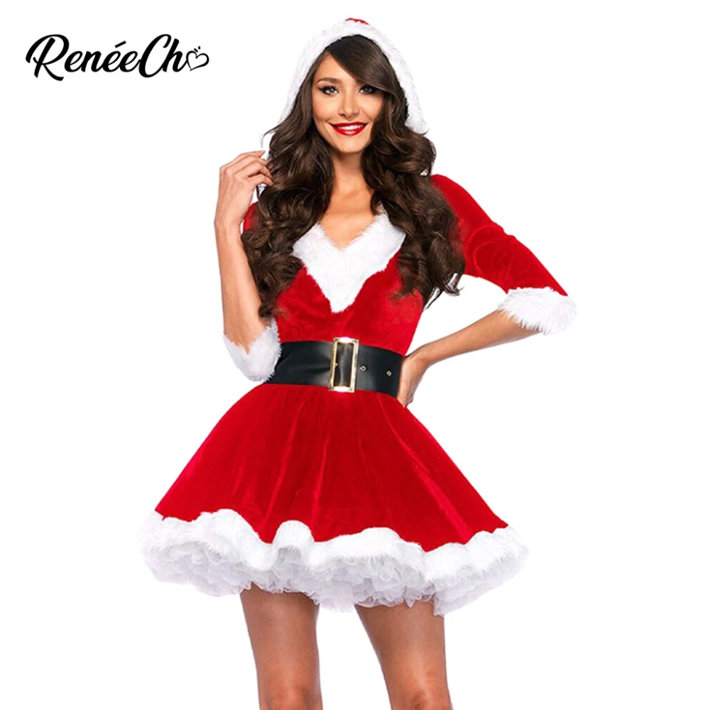 Reneecho Sexy Christmas Dress Women ...