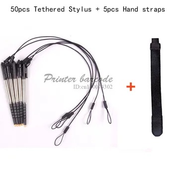 

50pcs Tethered Stylus + 5pcs Hand Strap For Motorola Symbol MC70 MC75 MC75A, Touch Pen Standard Stylus Part,Free Shipping