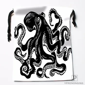

CustomVintage Octopus Drawstring Bags Travel Storage Mini Pouch Swim Hiking Toy Bag Size 18x22cm#0412-04-04