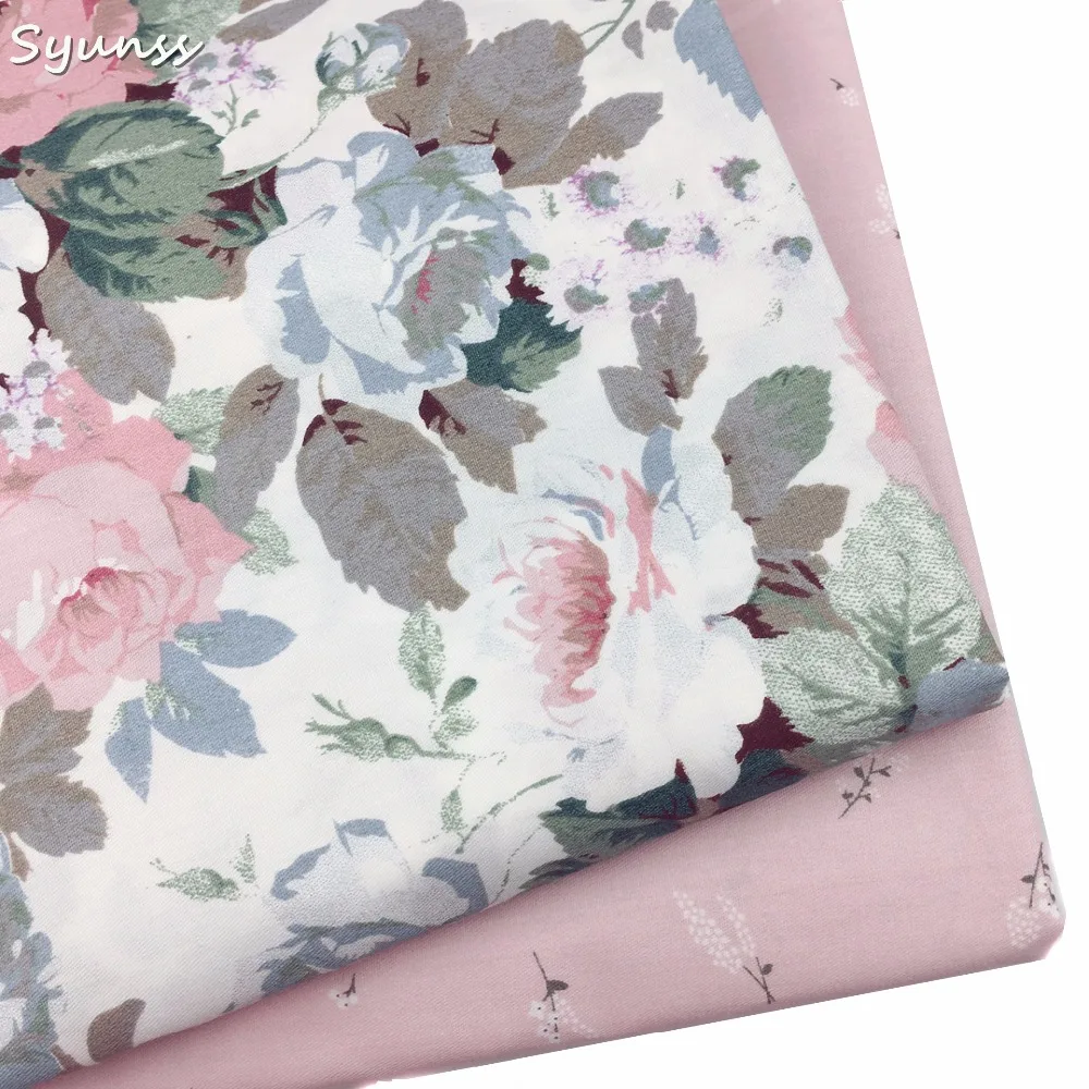 

Pink Peony Print By Meter Cotton Fabric Diy Quilting Baby Cloth Kids Bedding Patchwork Tissue Tilda Tedios Textile Sewing Fabric