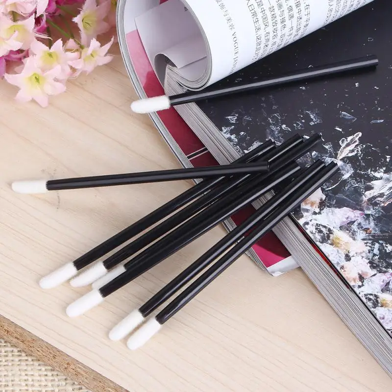Escova de Lábios Descartável por Atacado Compõem a Ferramenta Acessórios Femininos Gloss Varinhas Aplicador Perfeito Melhor hs 100 Pçs 9 High Quality Beleza e saúde