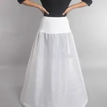 Новое поступление, юбка с завышенной талией, 1 обруч, ТРАПЕЦИЕВИДНОЕ свадебное нижнее белье для невесты,, Vestidos, длина 100 см