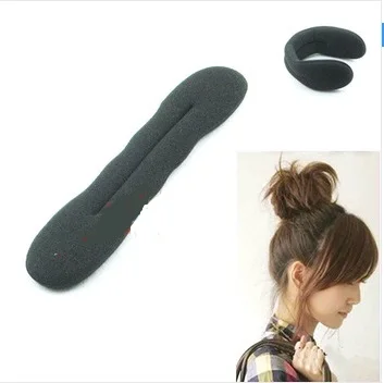 

Magic Hair Styling Hair Ring Hairpins Hairdisk Meatball Head Rubber Clip 17cm 22cm hair accessories for women xth237