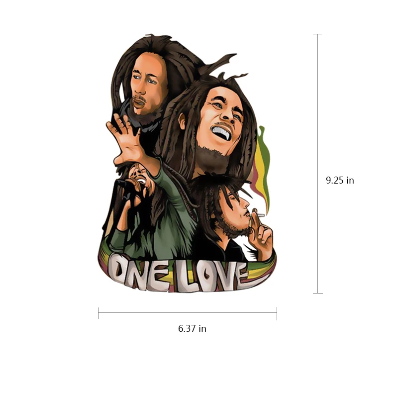 Нашивки для одежды Bob Marley, переводные наклейки для печати под давлением, наклейки из железа, сделай сам, украшение ручной работы, аппликация для джинсовых пальто, футболки E0165