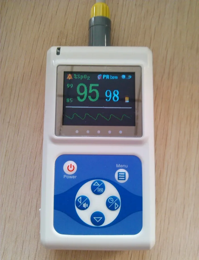 CONTEC CMS60D для новорожденных младенцев детей Пульсоксиметр Spo2 Монитор 24 часа ПК программное обеспечение детектор сердцебиения пульса - Цвет: 60D for Adult