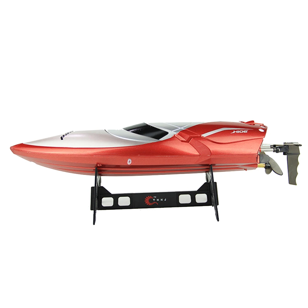 

Anti-Capsize 180 Degree Flips 2.4G 4CH Waterproof RC Speed Racing Boat Speed Boat LCD Screen Max Speed 25km/h TKKJ H106