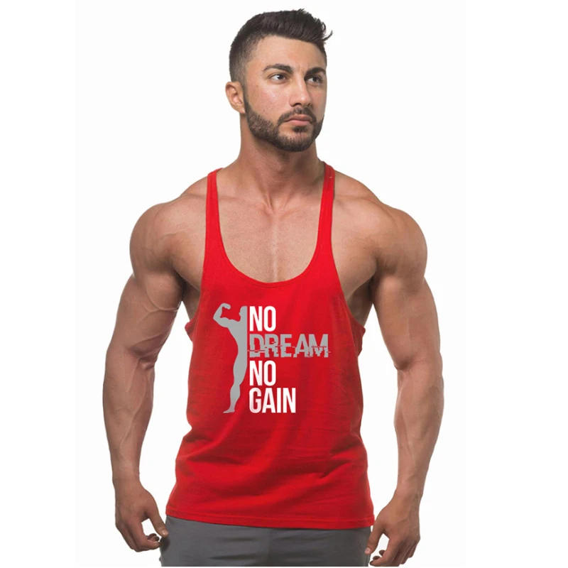 Fitness Tank Top Men Gym Clothing Stringer (10)