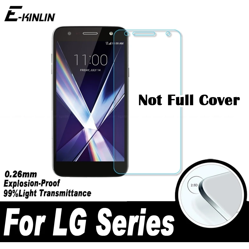 

2.5D Screen Protector Protective Glass Film For LG X Power 3 2 X5 2018 Stylo 4 Q Stylus Plus Tempered Glass