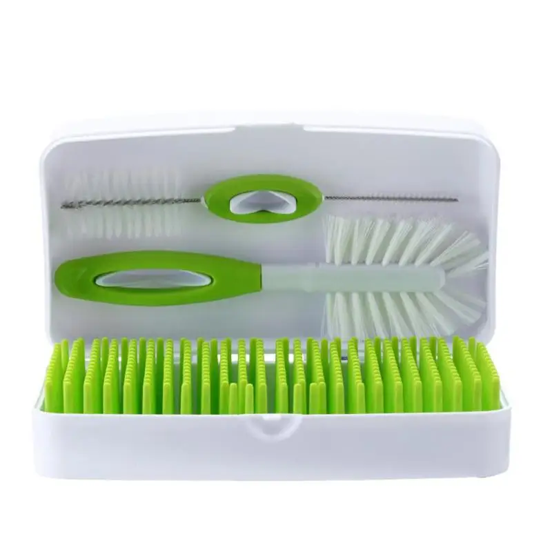 

Baby Bottle Drying Rack Food Grade PP Storage Nipple Shelf Dishes Drainer