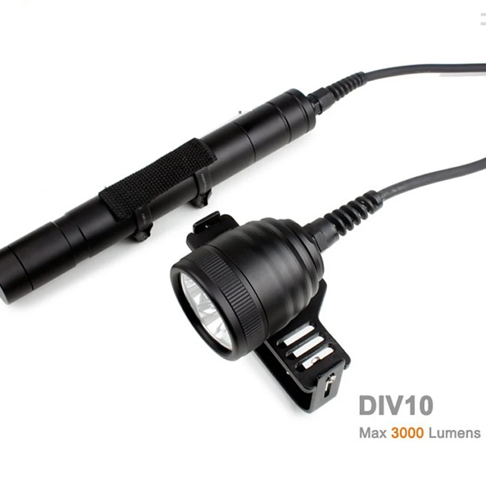 Brinyte DIV10 светильник для дайвинга CREE XML2 3000lm светодиодный фонасветильник