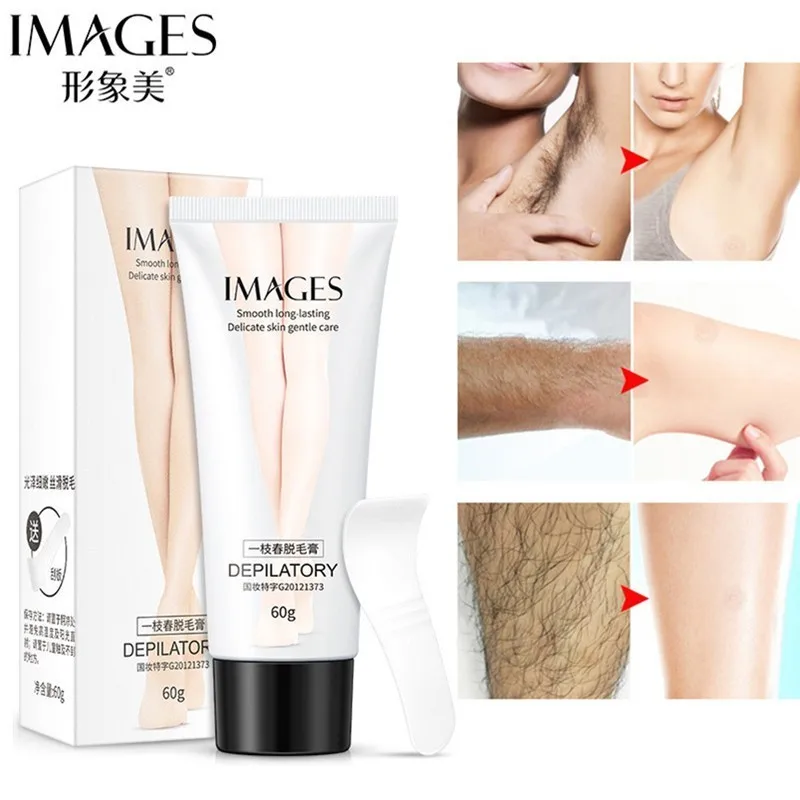 

IMAGES Depilatory Cream Hair Removal Painless Cream for Removal Armpit Legs Hair Body Care Shaving & Hair Removal Female Male