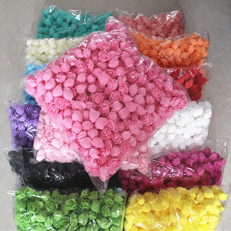

500pcs Artificial Flower Wedding Party Decorations Rose Bear Anniversary Christmas DIY Valentine's Day Birthday Gift Rose wreath