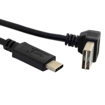 

NGFF USB-C USB 3.1 Type C to USB 2.0 90 Degree Up & Down Angled Data Cable for Laptop & Tablet & Cell Phone