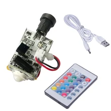 25pcs 3D printing 16 colours moon lamp circuit board wick touch switch and remote switch straw