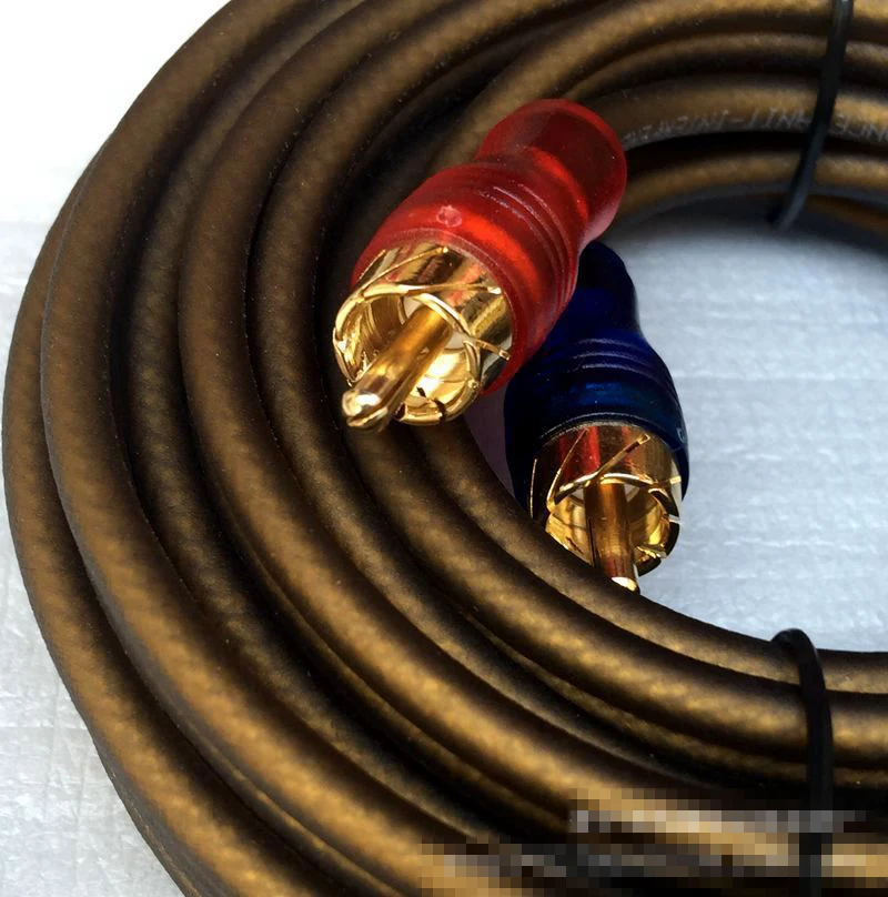 Phono экранированный стерео аудио кабель RCA кабель провода шнуры для сабвуфера DVD динамик