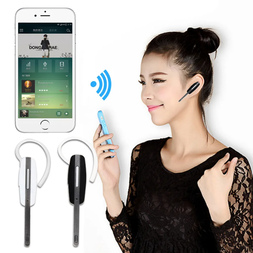 Handsfree Noise Cancelling Wireless Stereo Bluetooth Headset Earphone