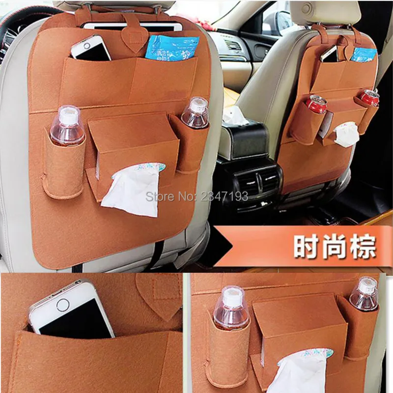 Car Seat Organizer Auto Back Seat Bag Storage Accessories for Cadillac